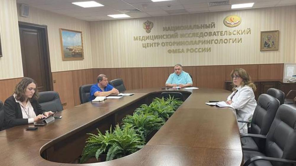 12 мая 2022 г. в ФГБУ НМИЦО ФМБА России состоялось Совещание главных внештатных оториноларингологов Южного федерального округа.